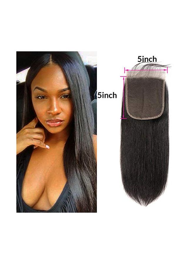 DAIMER Brazilian Virgin Remy Sew In Human Hair Extension Natural Black 10inch - Image 2