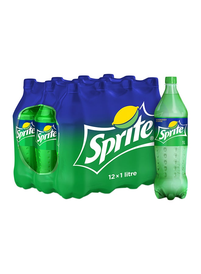 Sprite Regular Soft Drink Pet 1Liters Pack of 12 - Image 2