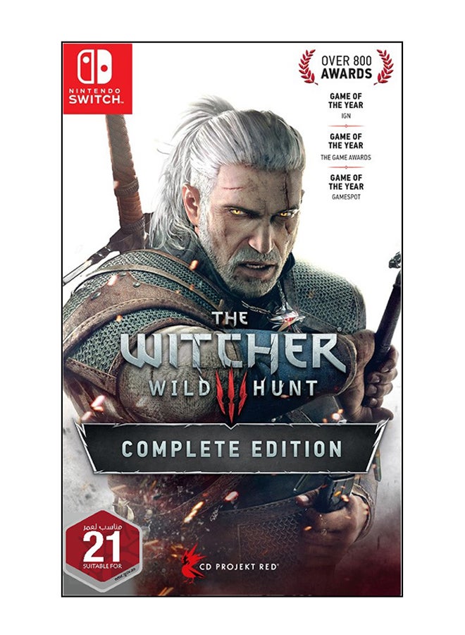 سي دي بروجكت ريد - لعبة "The Witcher: Wild Hunt" - لغة عربية/إنجليزية (إصدار السعودية) - نينتندو سويتش - Image 1