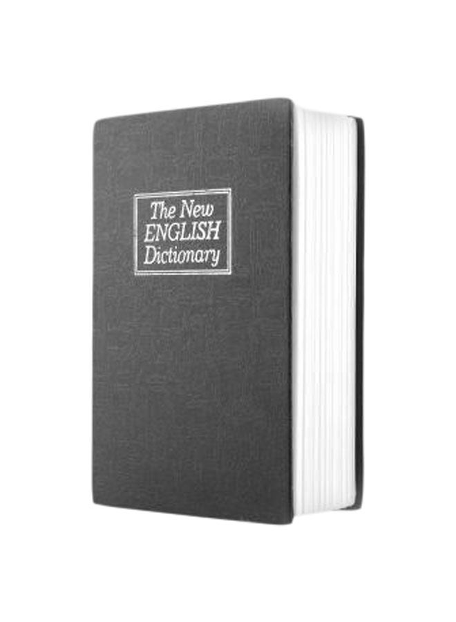Dictionary Book Safe With Combination Code Lock Grey - Image 1