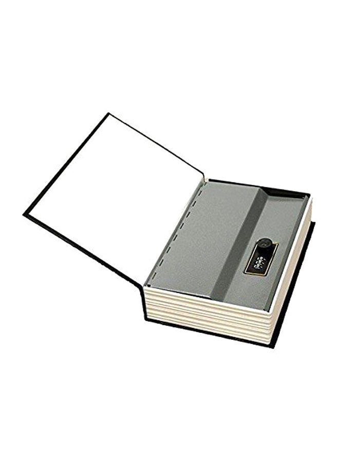 Dictionary Book Safe With Combination Code Lock Grey - Image 2