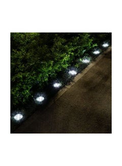 Generic 4-Piece LED Solar Ground Light White 116mm  - Image 4