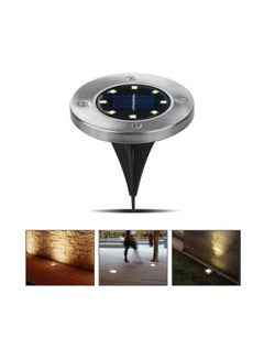 Generic 4-Piece LED Solar Ground Light White 116mm  - Image 5