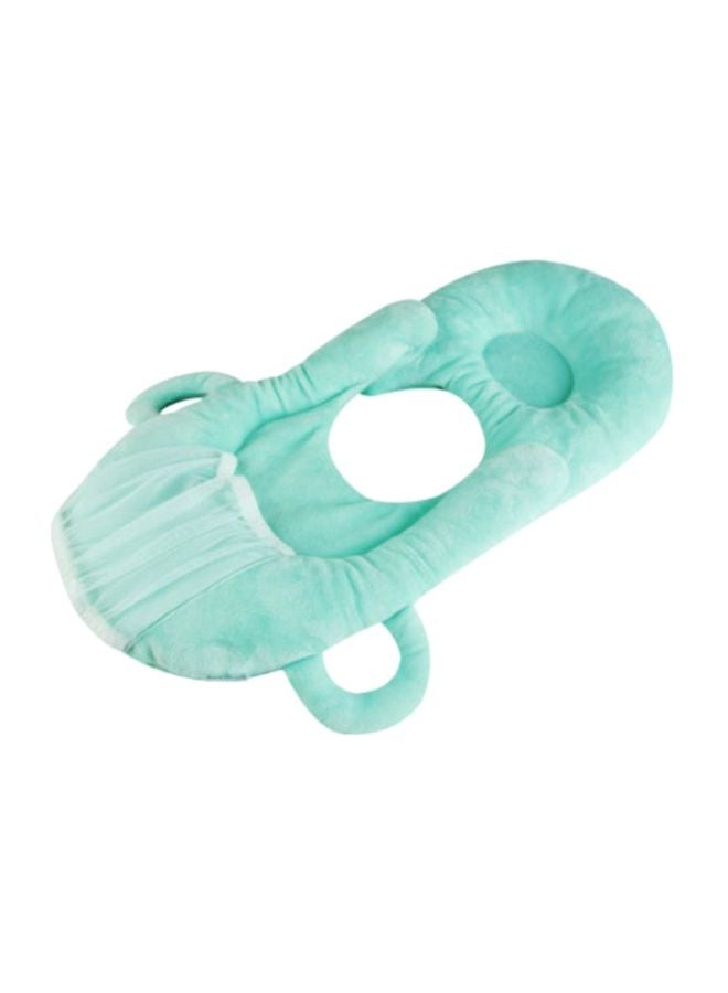 Adjustable Cotton Pillow cotton Blue 42x27x5cm 