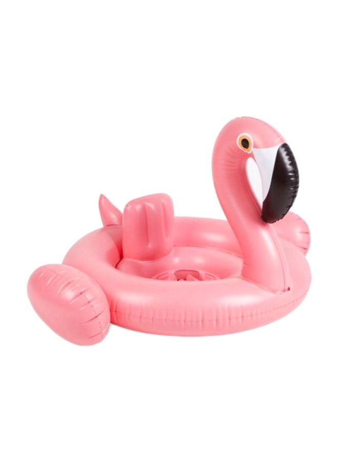 Flamingo Swimming Float Ring With Baby Seat 