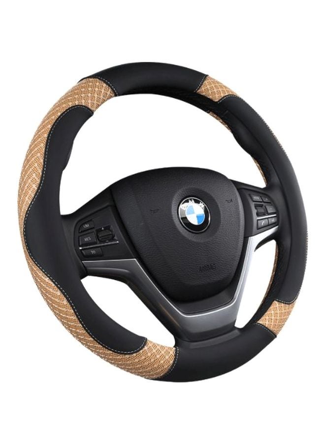 Generic Hand Sewn Car Steering Wheel Cover 