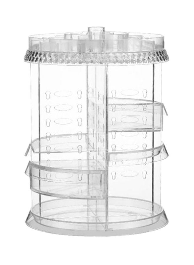 منظم دوار 360 درجة لأحمر الشفاه شفاف