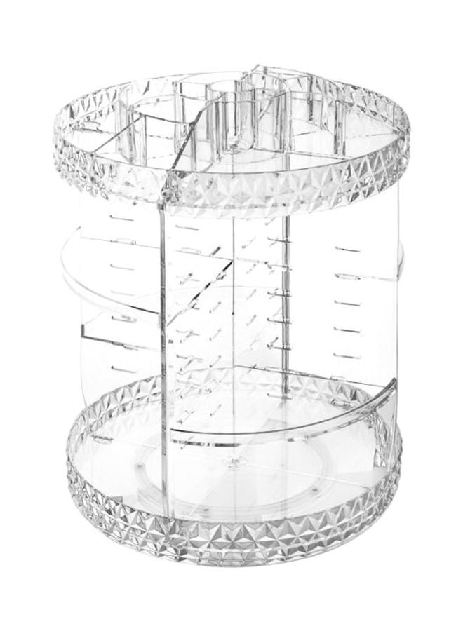 360° Rotating Makeup Organizer Clear