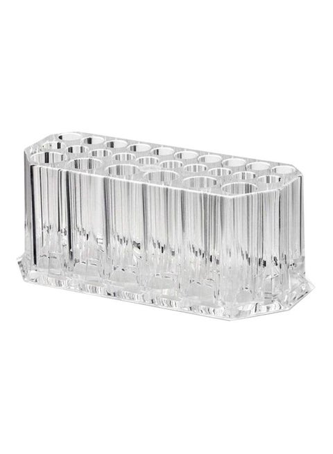 Makeup Brush Storage Rack Clear