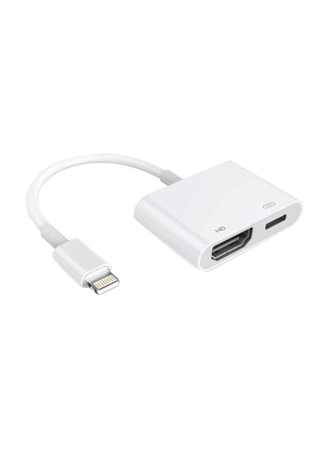 HDMI To Lightning Adapter White