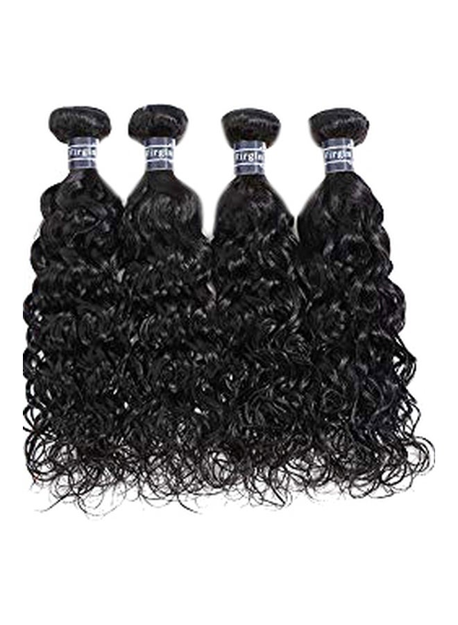 Pack Of 4 Wavy Hair Extension Black - v1571050304/N30618348A_1