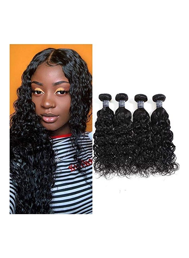 Pack Of 4 Wavy Hair Extension Black - v1571050305/N30618348A_2