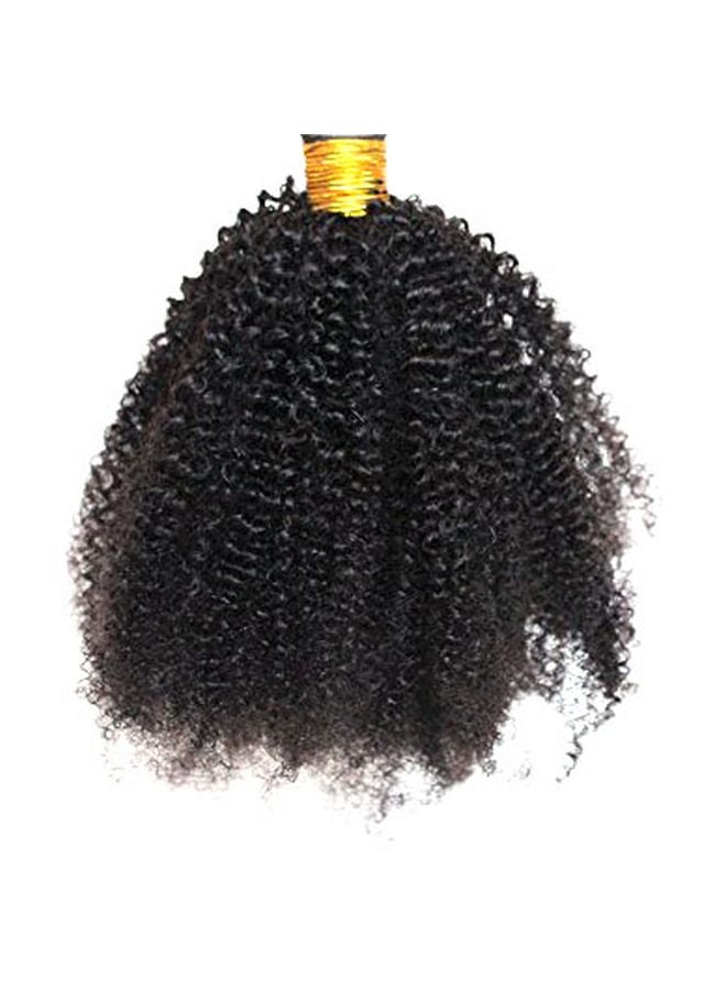 ZigZag Hair Unprocessed Brazilian Afro Curl Hair Extension Black 
