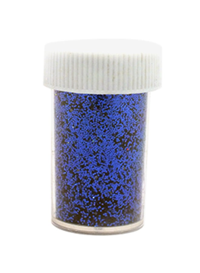 عبوة مسحوق لامع أزرق