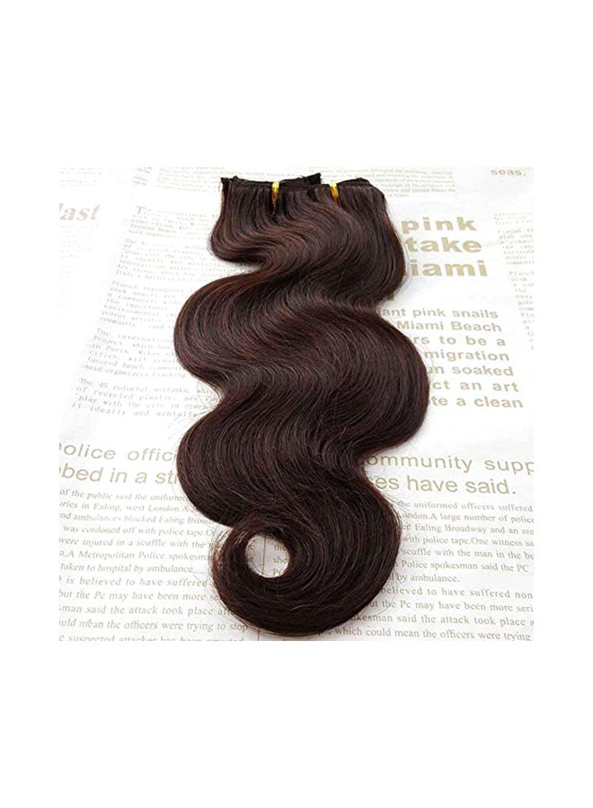 Re4U Hair Wavy Clip in for African Hair Extension Brown - Image 2