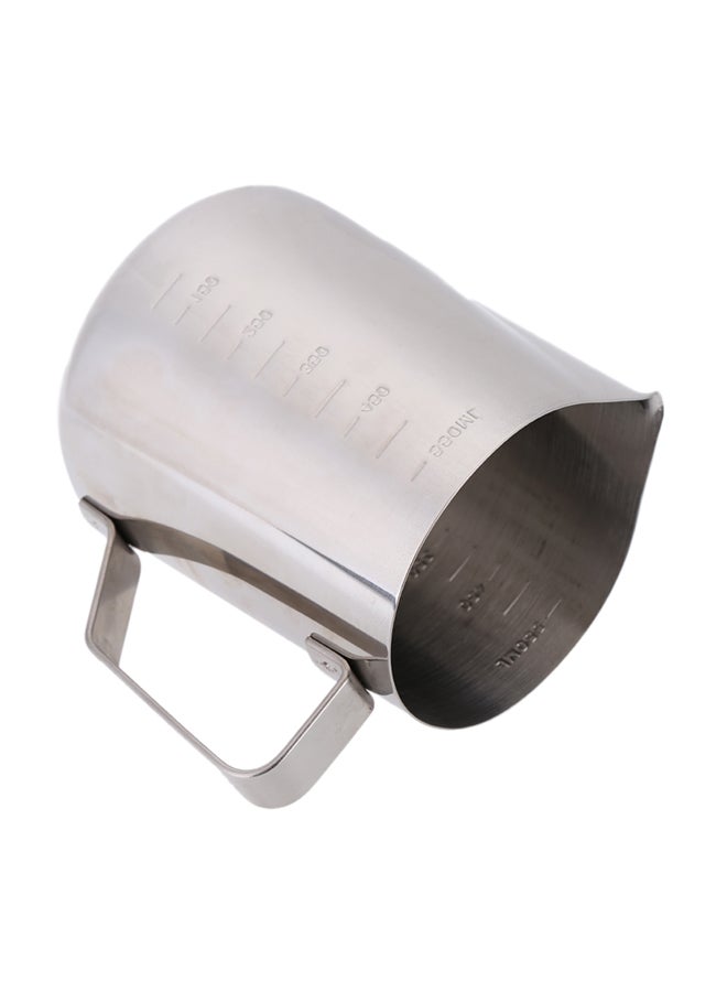 Stainless Steel Milk  Foam Measuring Cup H15954S Silver 10.5 x 7.5 x 9cm - v1571054824/N20460274A_4