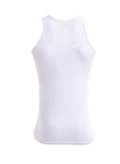 COTTONIL Pack Of 3 Sleevless Undershirts White  - Image 3