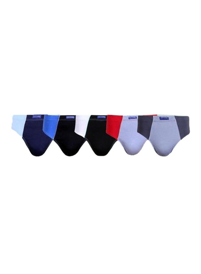 COTTONIL Pack Of 5 Digital Briefs Multicolour  - Image 1