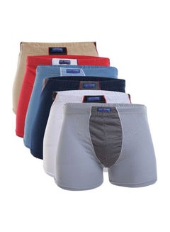 Pack Of 6 Digital Boxers Multicolour
