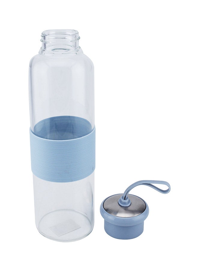 نيسان قنينة ماء زجاجية لون أزرق 550ملليلتر - Image 2