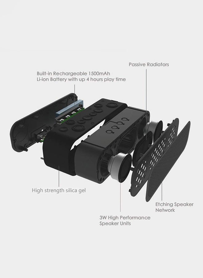 فيدفي مكبر صوت SP902 لاسلكي بخاصية البلوتوث أسود - Image 5