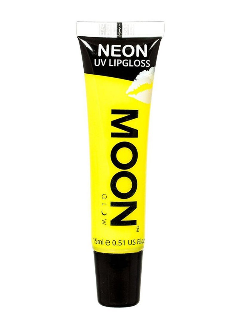 Moon Glow Blacklight Neon UV Lip Gloss Banana Yellow - Image 1