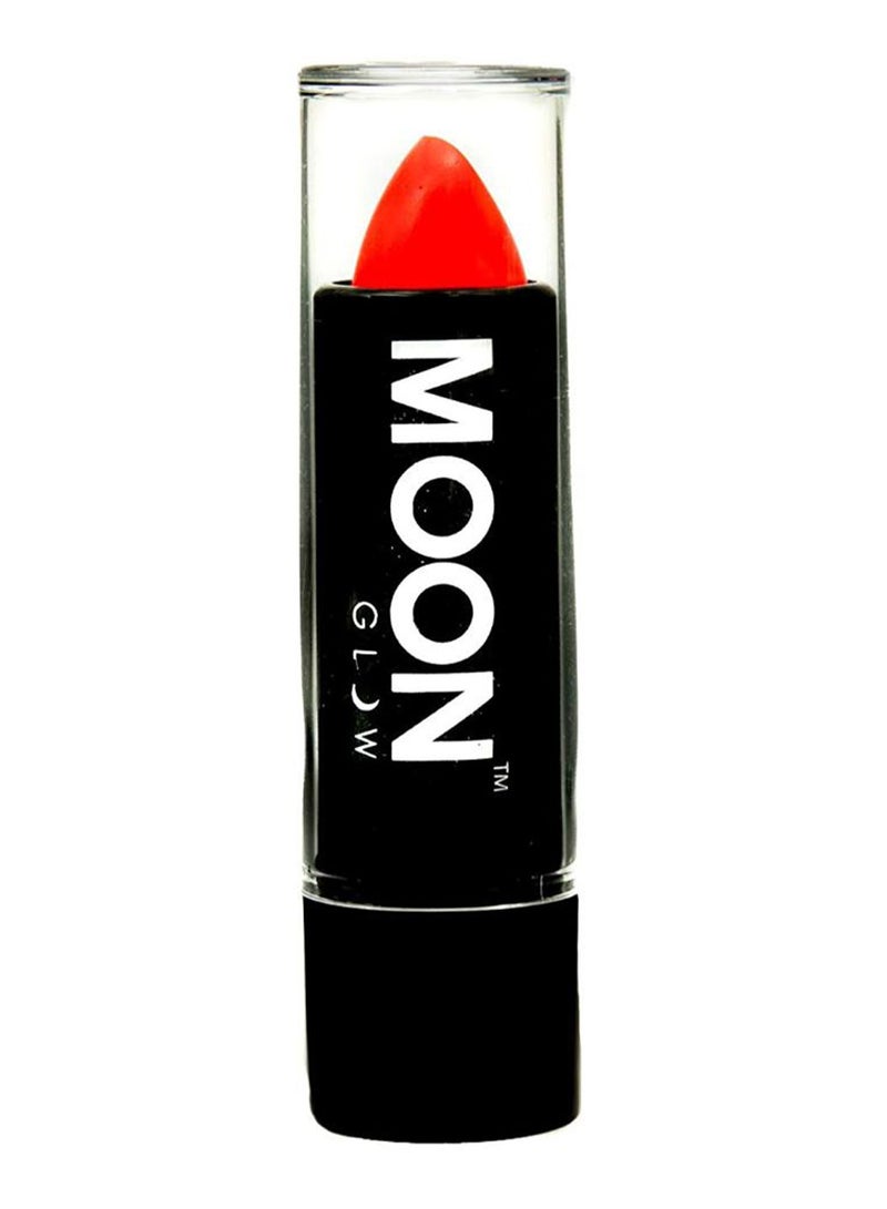 مون جلو أحمر شفاه بلون نيون غير لامع وتركيبة مكثفة يظهر بضوء الأشعة فوق البنفسجية أحمر - Image 1