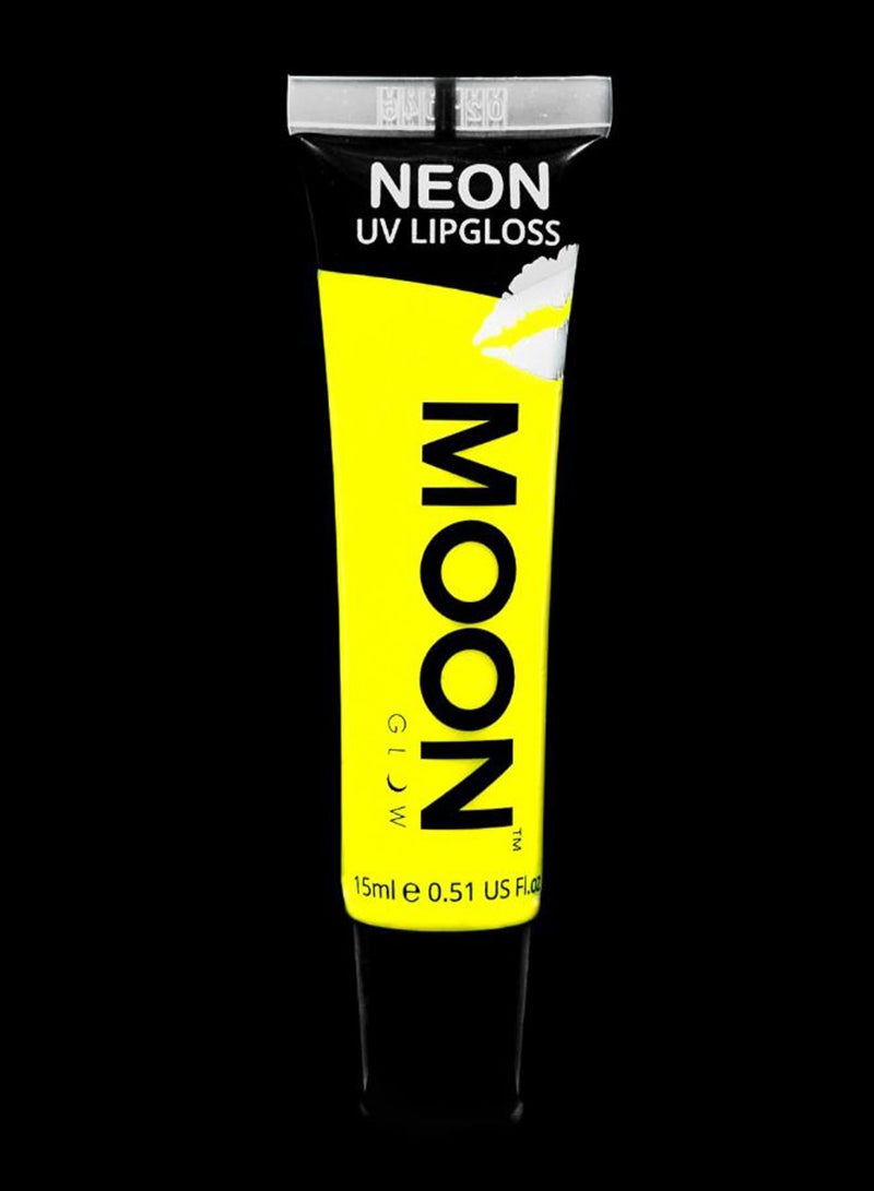 Moon Glow Blacklight Neon UV Lip Gloss Banana Yellow - Image 2