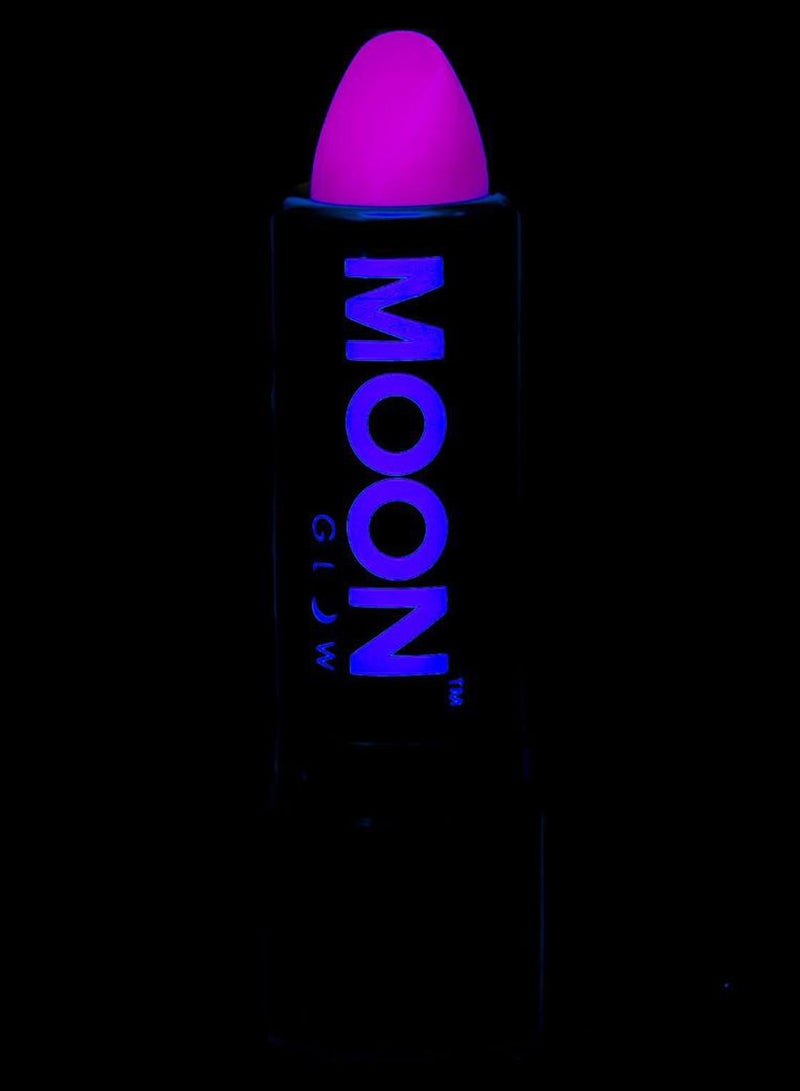 Moon Glow Blacklight Neon UV Matte Lipstick Intense Purple - Image 2