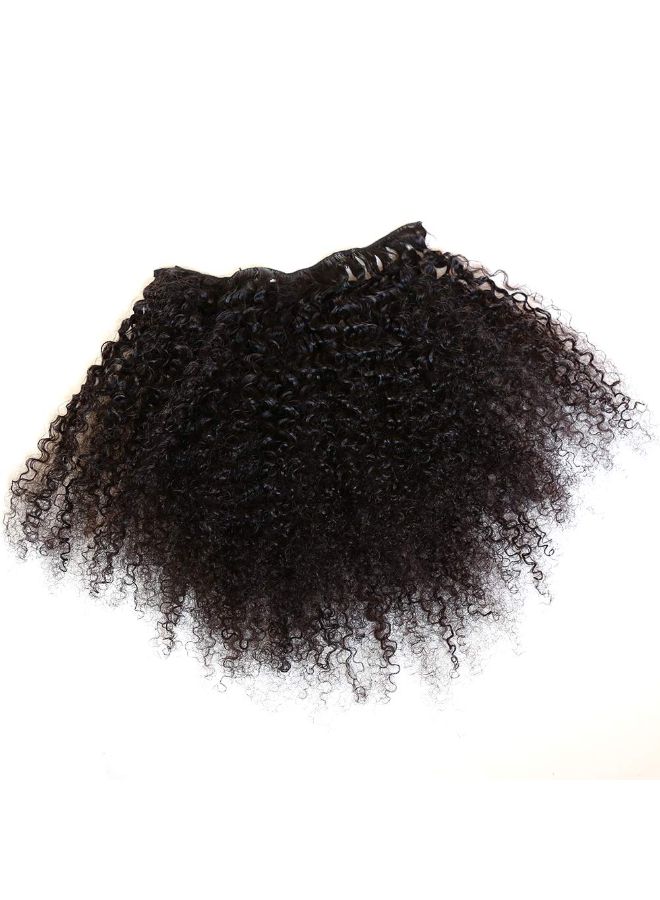 Brazilian Virgin Afro Kinky Curly Clip In Human Hair Extension Black 10inch - v1571057373/N30641205A_2