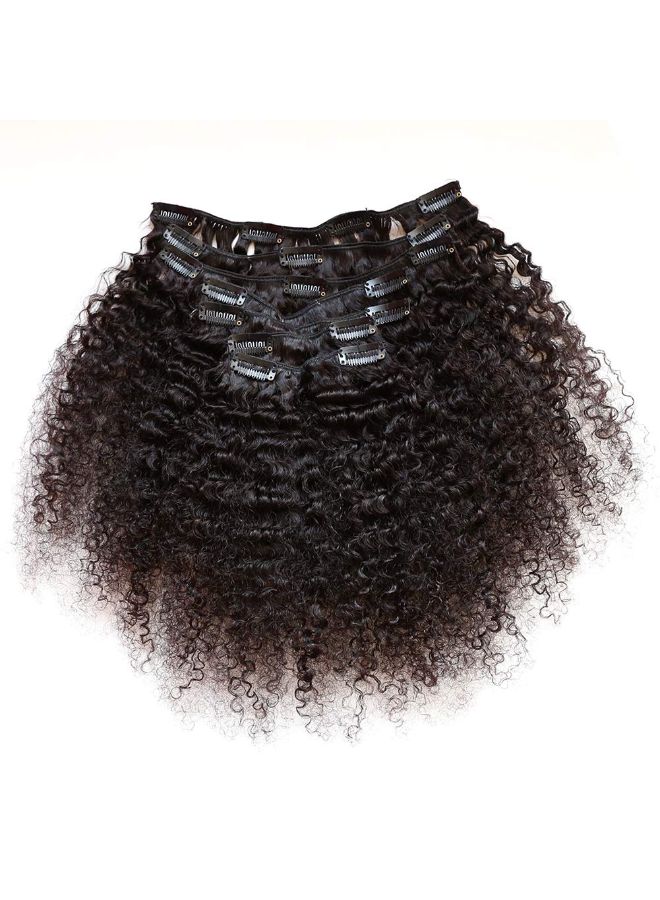 Brazilian Virgin Afro Kinky Curly Clip In Human Hair Extension Black 10inch - v1571057373/N30641205A_3