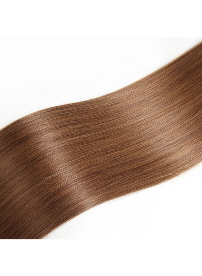 YILITE 20-Piece Silky Straight Remy Tape In Human Hair Extension Chestnut Brown 16inch - Image 3