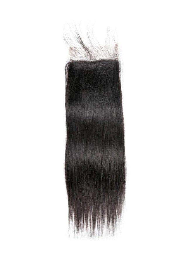 Beauhair Straight Human Hair Lace Frontal Wig Natural Black 2X1.02X0.98inch  - Image 1
