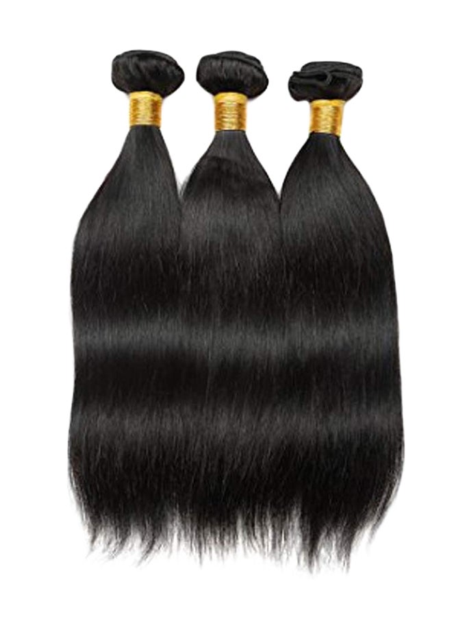 3-Piece Brazilian Wavy Human Hair Weave Natural Black 2X1.02X0.98inch - v1571057438/N30642572A_1