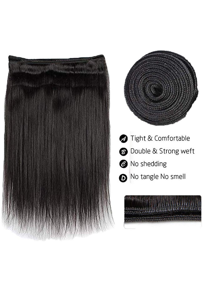 3-Piece Brazilian Wavy Human Hair Weave Natural Black 2X1.02X0.98inch - v1571057438/N30642572A_4