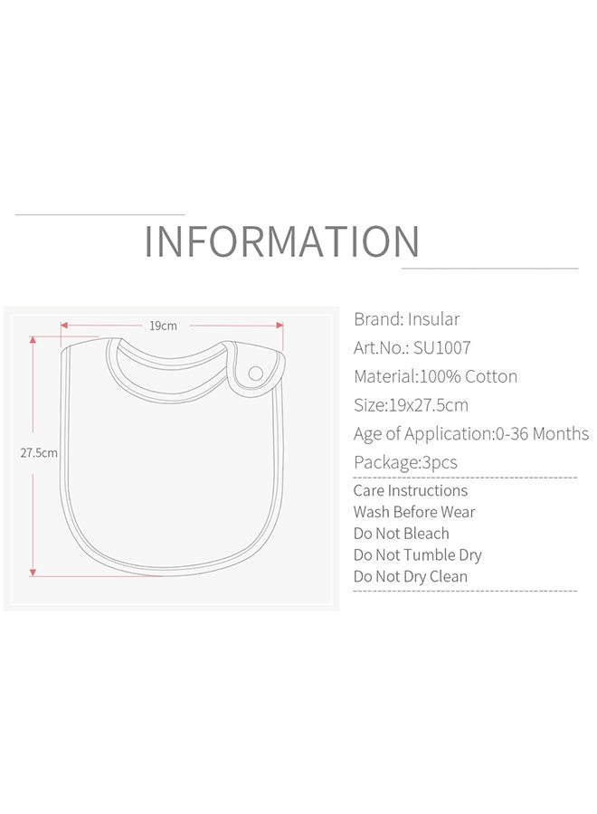 انسولار طقم مرايل من القطن من 3 قطع - Image 3