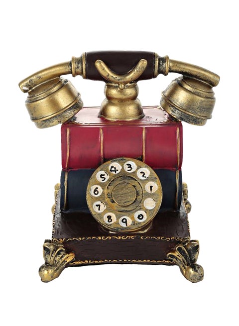 Telephone Money Box Multi 12X12X16centimeter