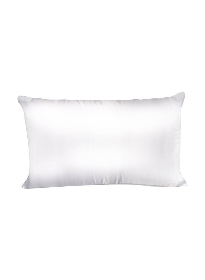 Spasilk Satin Pillow satin White King 