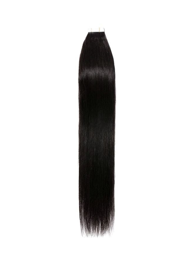 Rich Choices 20-Piece Human Hair Extension Black 22inch - Image 1