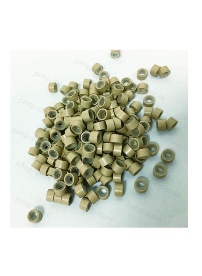 Jump 1000-Piece Silicone Micro Lined Beads Grey 5ml - Image 2