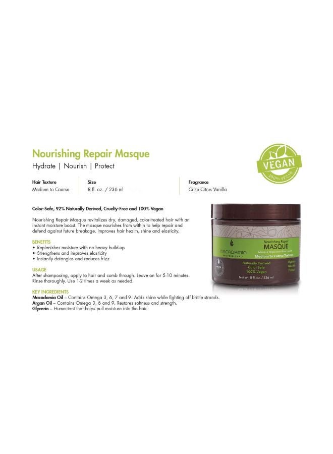 Macadamia Professional - Nourishing Moisture Masque 236ml - Image 1