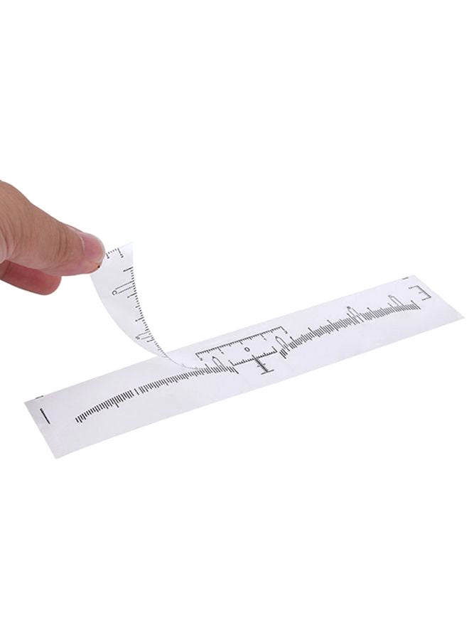 كينغماس طقم مسطرة حواجب لاصقة من 100 قطعة شفاف - Image 2