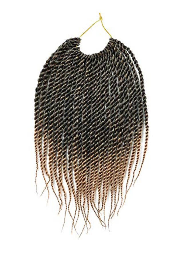 Micro Braids Synthetic Crochet Twist Extension Black/Gold - v1571060529/N30638883A_1