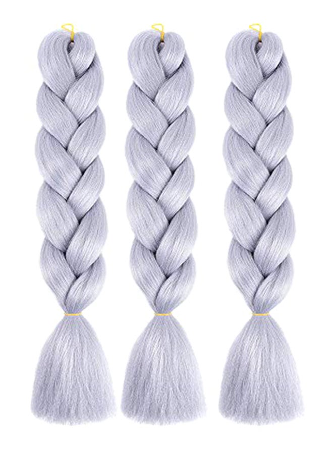 3-Piece Braiding Hair Extensions Set Grey - v1571060536/N30639865A_1