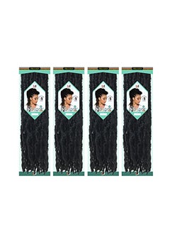 BOBBI BOSS 6-Piece African Roots Braid Hair Extensions Set Black 