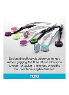 Tung Effective Tongue Cleaner White/Green  - Image 2