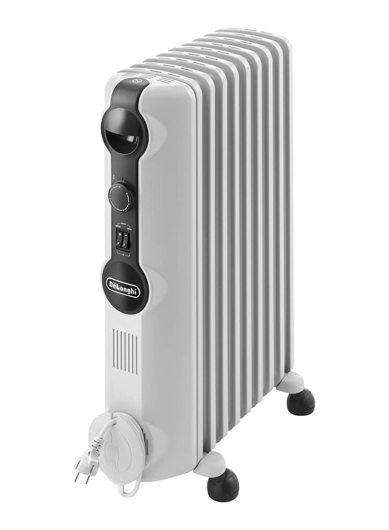 De'Longhi Oil Filled Radiator Room Heater 900W 2000 W TRRS0920 White/Black - Image 1