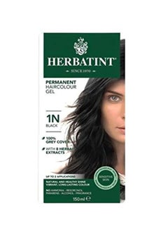 Herbatint Permanent Hair Colour Gel 1N Black 150ml 