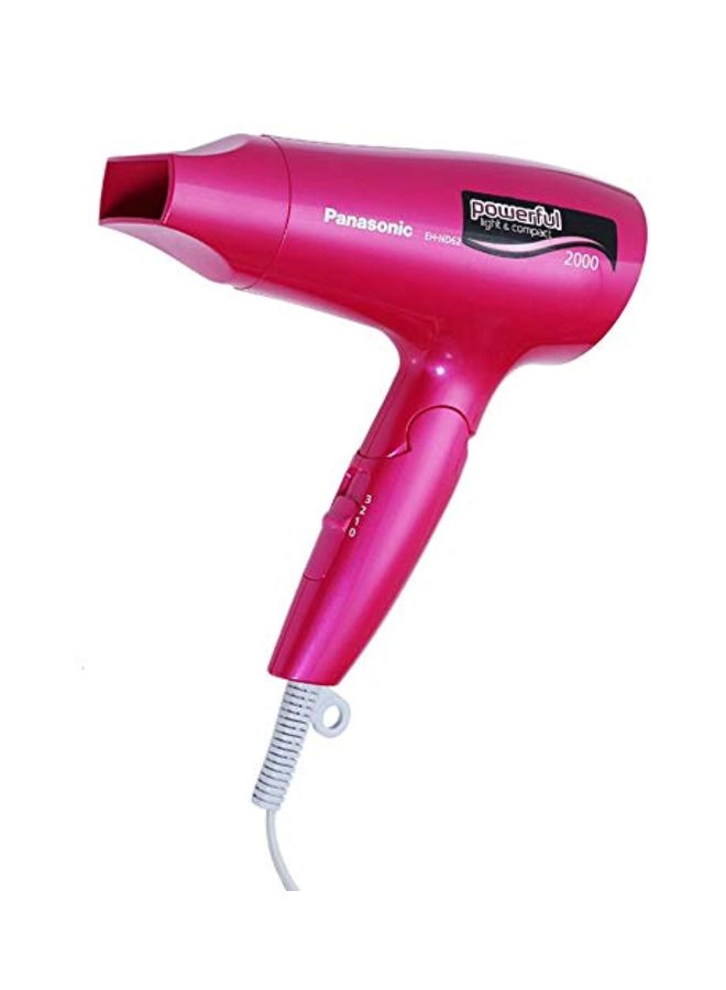 باناسونيك مجفف شعر صغير وخفيف وقوي وردي - Image 3