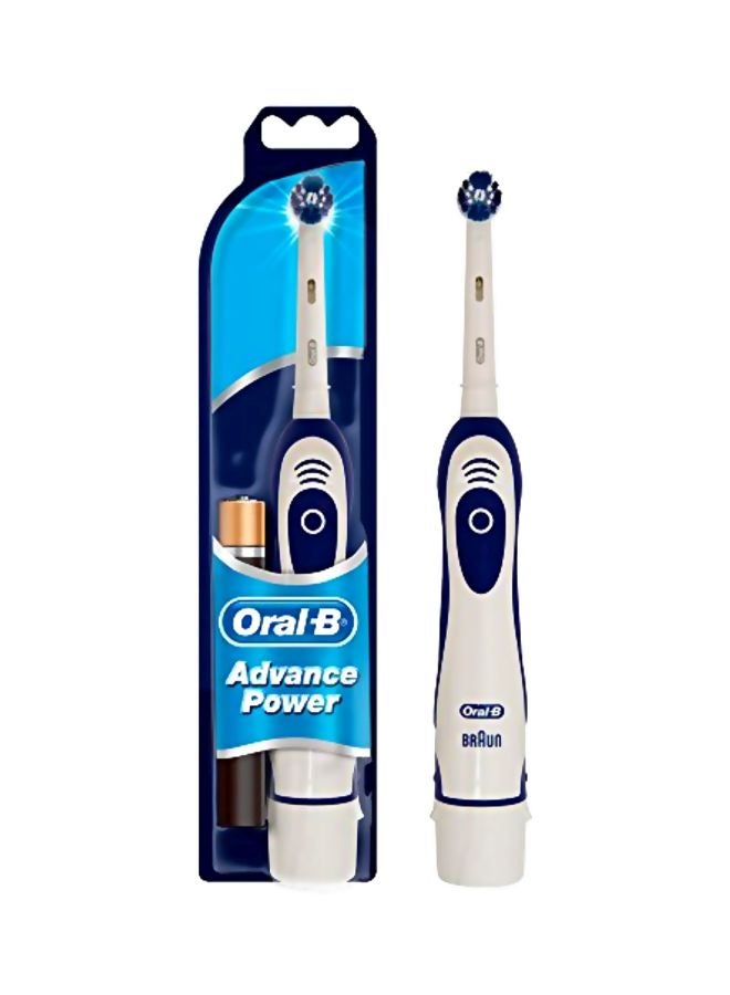 Oral-B - Battery Powered Toothbrush White/Blue - Image 1